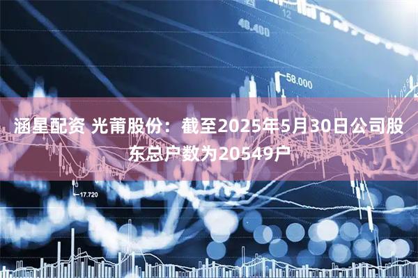 涵星配资 光莆股份：截至2025年5月30日公司股东总户数为20549户