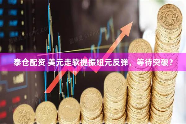 泰仓配资 美元走软提振纽元反弹，等待突破？