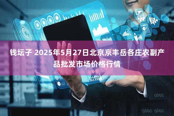 钱坛子 2025年5月27日北京京丰岳各庄农副产品批发市场价格行情