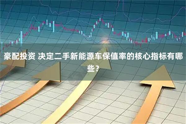 豪配投资 决定二手新能源车保值率的核心指标有哪些?